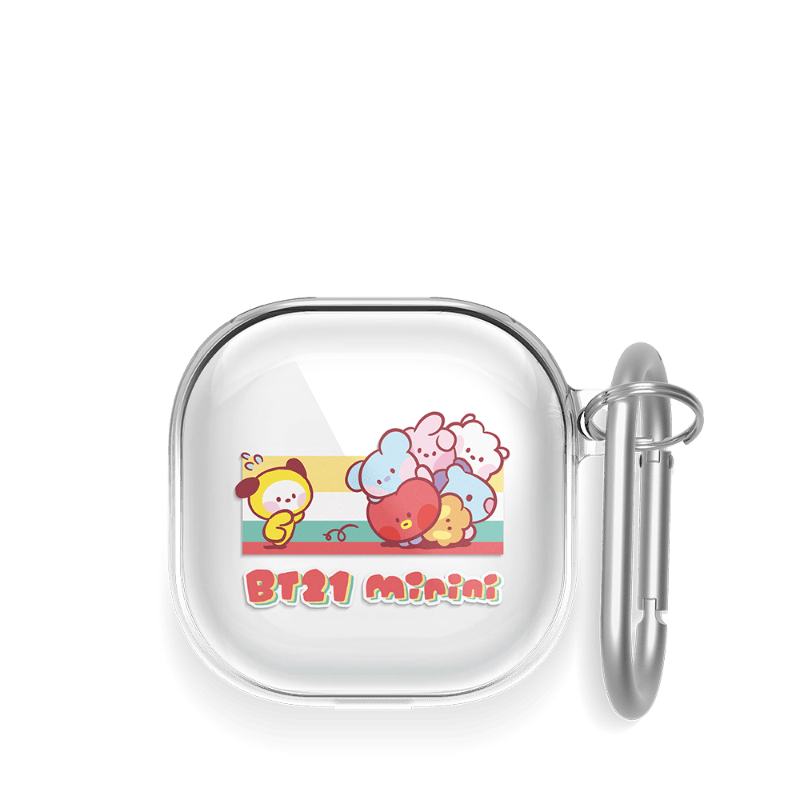 BT21 Minini Pink AirPods Pro2 / Buds2 Pro Live Case - K-STAR