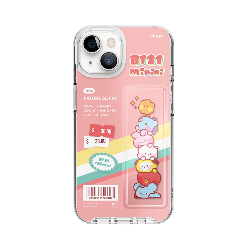 BT21 Minini Toys iPhone 14 & iPhone 14 Pro Case - K-STAR