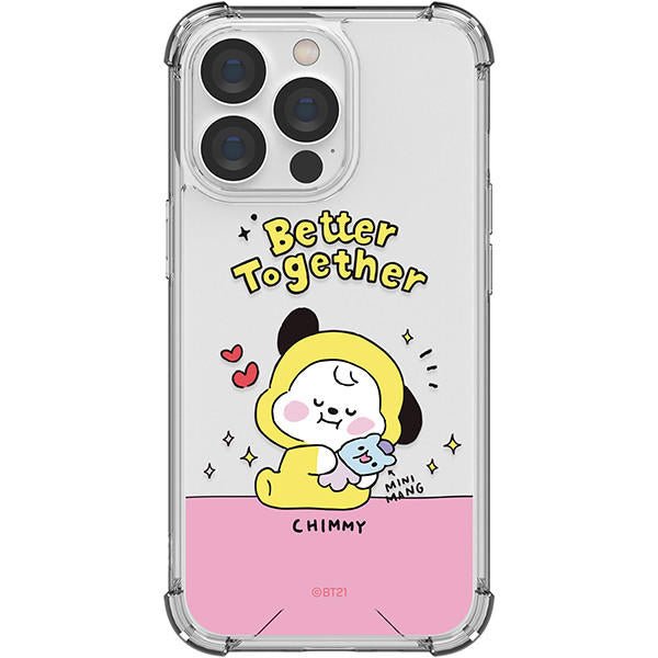 BT21 MY LITTLE BUDDY Clear Air Cushion Reinforced Case for Galaxy & Note - K-STAR