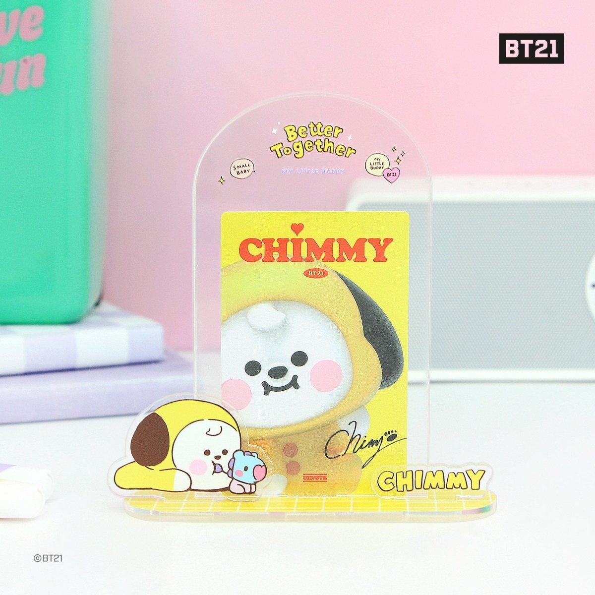 BT21 My Little Buddy Official Acrylic Photocard Multi Stand - K-STAR