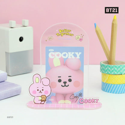 BT21 My Little Buddy Official Acrylic Photocard Multi Stand - K-STAR