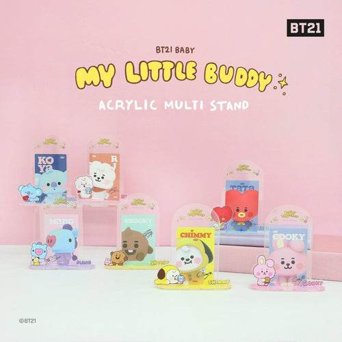 BT21 My Little Buddy Official Acrylic Photocard Multi Stand - K-STAR