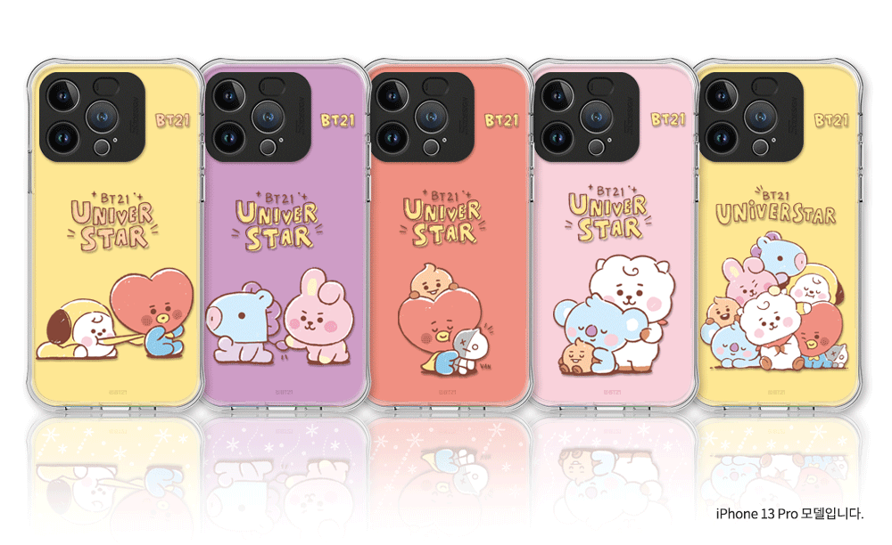 BT21 Official Baby Sketch Light up Phone Case (iPhone and Galaxy) - K-STAR