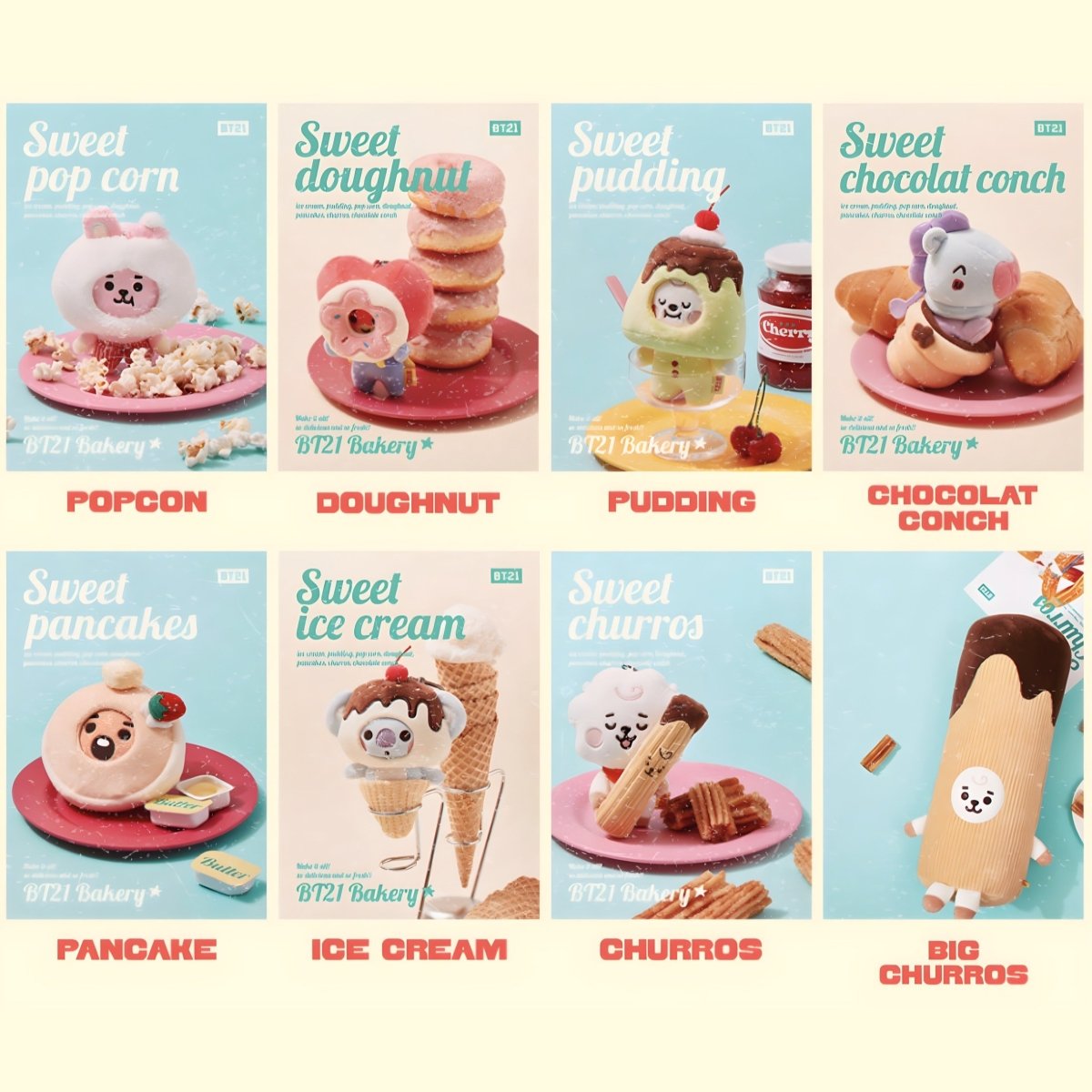 BT21 Official Baby Sweet Things Bagcharm - K-STAR