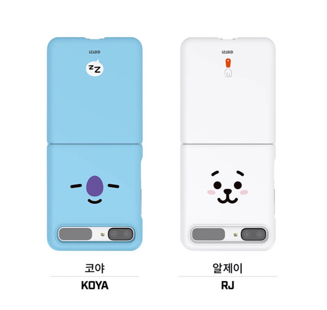 BT21 Official Face Galaxy Z Flip 3 & Z Flip 5G Slim Case - K-STAR