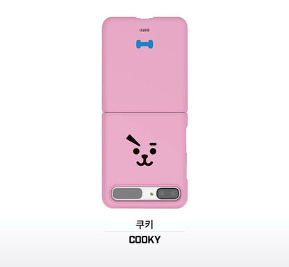 BT21 Official Face Galaxy Z Flip 3 & Z Flip 5G Slim Case - K-STAR