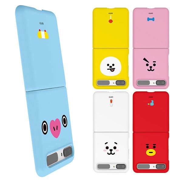 BT21 Official Face Galaxy Z Flip 3 & Z Flip 5G Slim Case - K-STAR