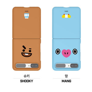 BT21 Official Face Galaxy Z Flip 3 & Z Flip 5G Slim Case - K-STAR