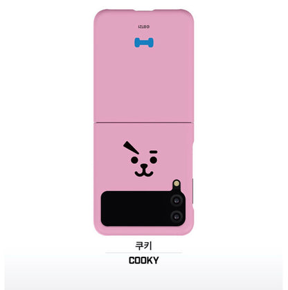 BT21 Official Face Galaxy Z Flip 3 & Z Flip 5G Slim Case - K-STAR