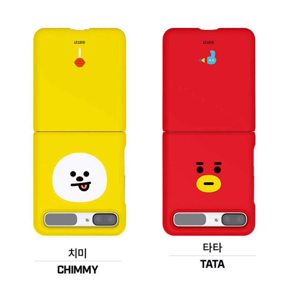 BT21 Official Face Galaxy Z Flip 3 & Z Flip 5G Slim Case - K-STAR
