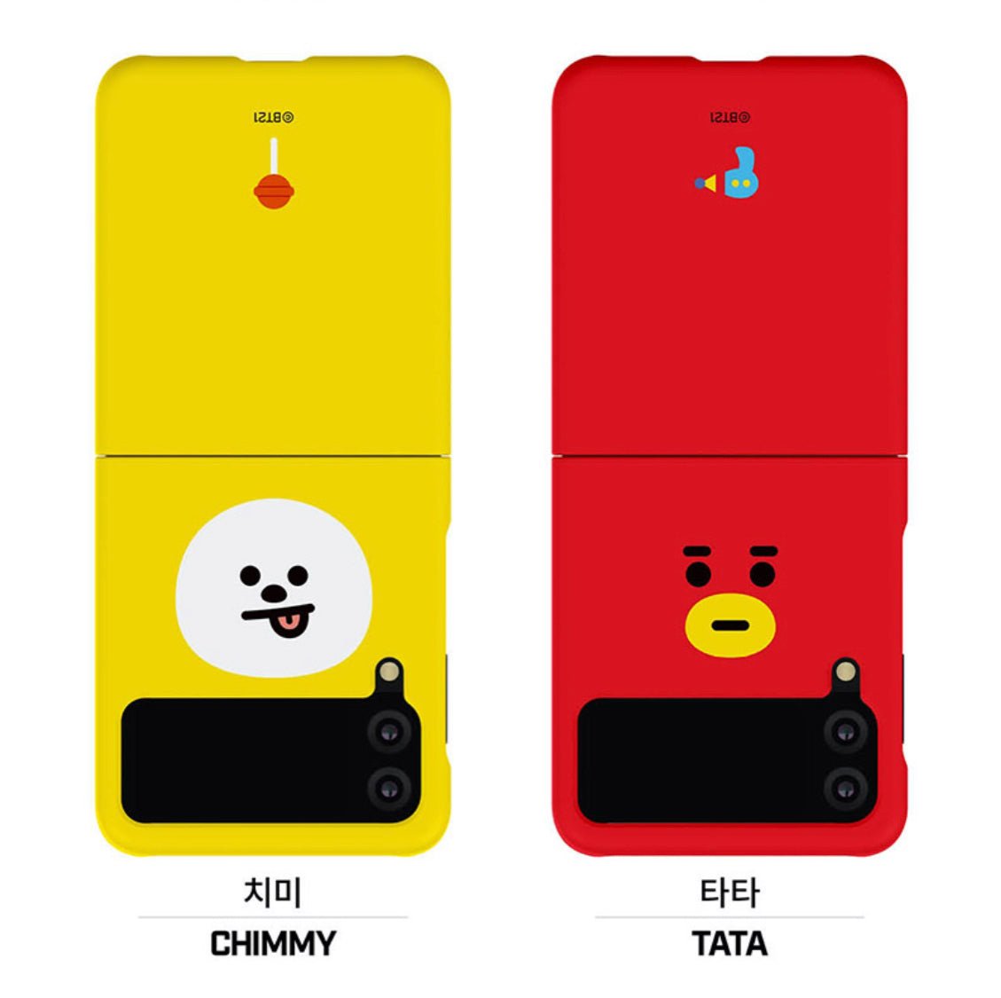 BT21 Official Face Galaxy Z Flip 3 & Z Flip 5G Slim Case - K-STAR