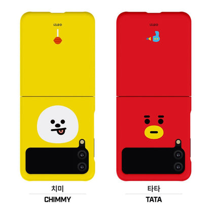 BT21 Official Face Galaxy Z Flip 3 & Z Flip 5G Slim Case - K-STAR