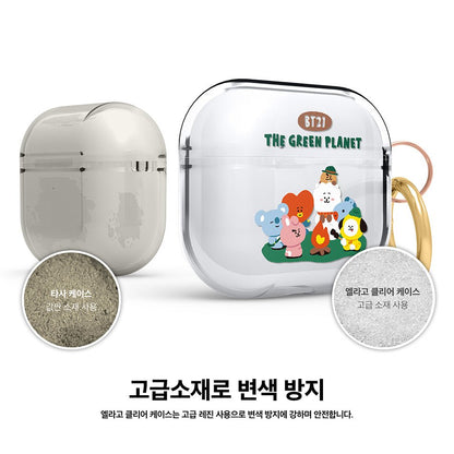 BT21 Official Green Planet Galaxy for Buds Live, Airpods3, Airpods Pro - K-STAR