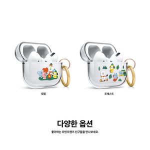 BT21 Official Green Planet Galaxy for Buds Live, Airpods3, Airpods Pro - K-STAR