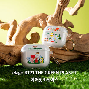 BT21 Official Green Planet Galaxy for Buds Live, Airpods3, Airpods Pro - K-STAR