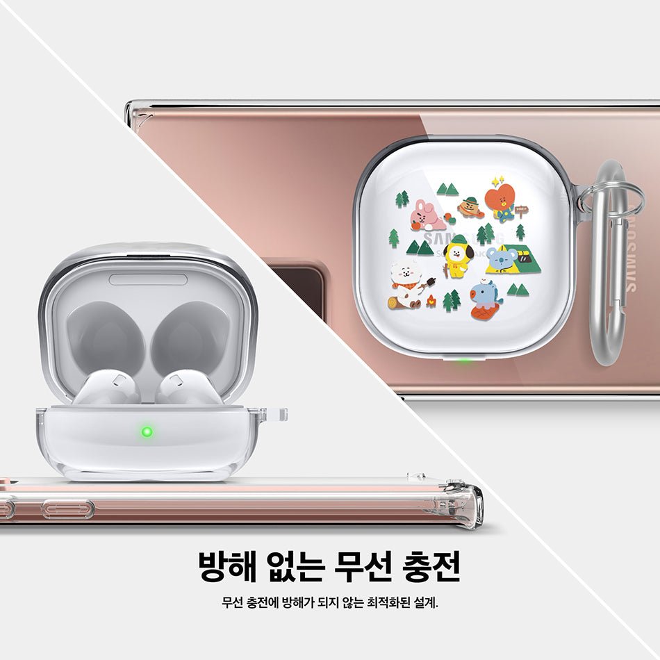 BT21 Official Green Planet Galaxy for Buds Live, Airpods3, Airpods Pro - K-STAR