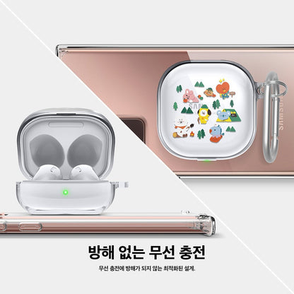 BT21 Official Green Planet Galaxy for Buds Live, Airpods3, Airpods Pro - K-STAR