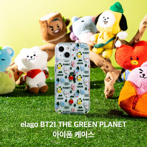 BT21 Official Green Planet iPhone Case - K-STAR