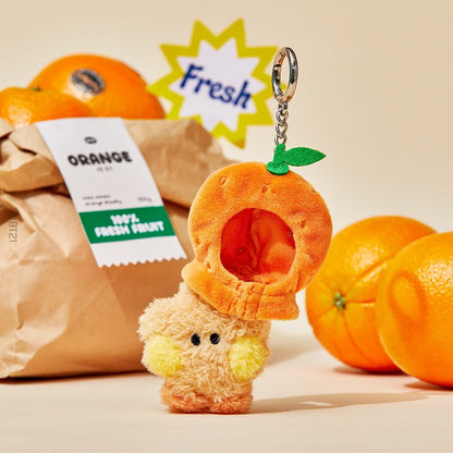 BT21 Official Grocery Fruit Fresh Mini Minini Doll & Keyring - K-STAR