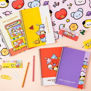 BT21 Official How To Study Note 95 x 110 mm - K-STAR