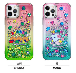 BT21 Official Jelly Candy Bling Aqua Case (For Galaxy) - K-STAR