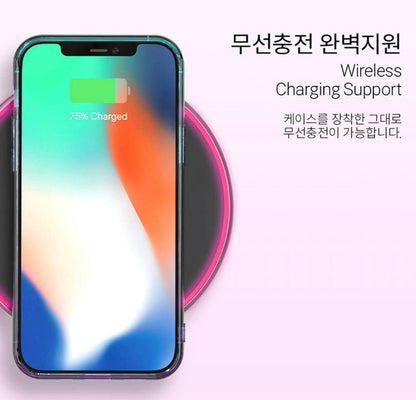 BT21 Official Jelly Candy Bling Aqua Case (For Galaxy) - K-STAR