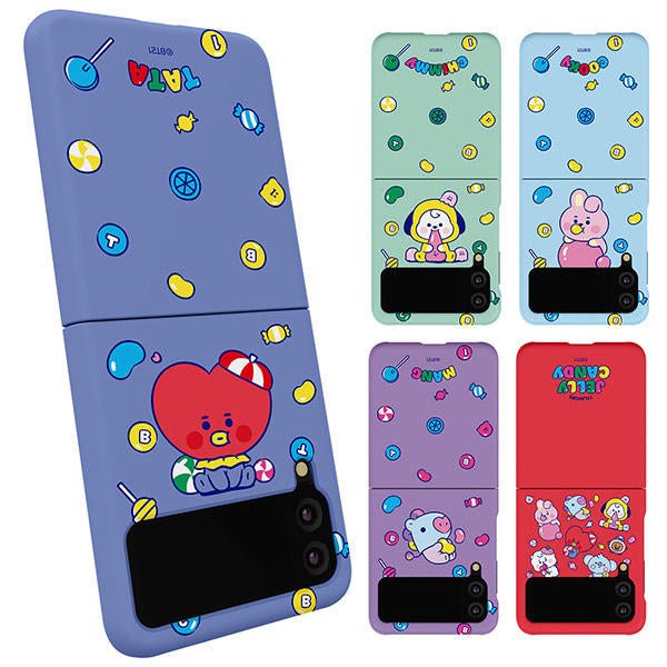 BT21 Official Jelly Candy Galaxy Z Flip 3 & Z Flip 5G Slim Case - K-STAR
