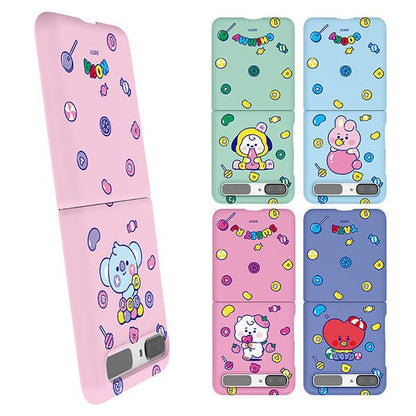 BT21 Official Jelly Candy Galaxy Z Flip 3 & Z Flip 5G Slim Case - K-STAR