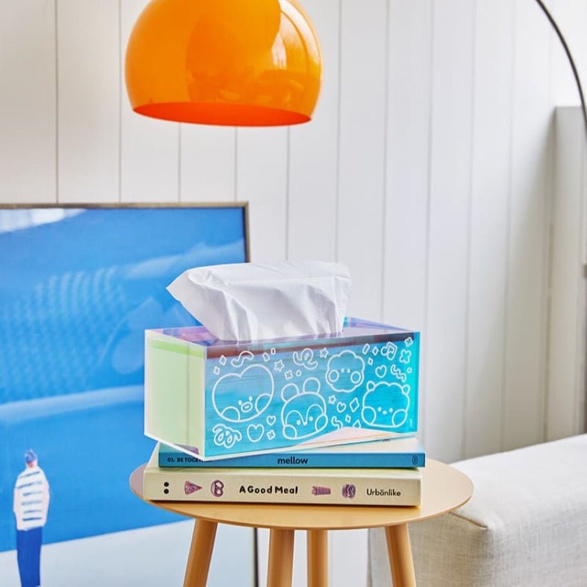 BT21 Official Minini Acrylic Tissue Box Cover Twinkle Edition - K-STAR