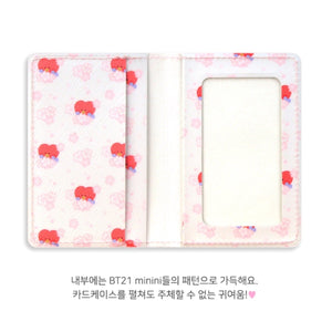 BT21 Official Minini Card Case Cherry Blossom Ver. - K-STAR