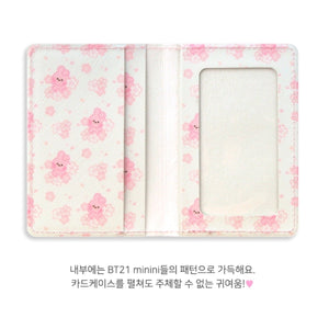 BT21 Official Minini Card Case Cherry Blossom Ver. - K-STAR