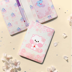 BT21 Official Minini Card Case Cherry Blossom Ver. - K-STAR