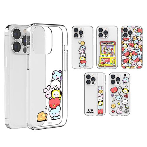 BT21 Official Minini Clear Case (iPhone and Galaxy) - K-STAR