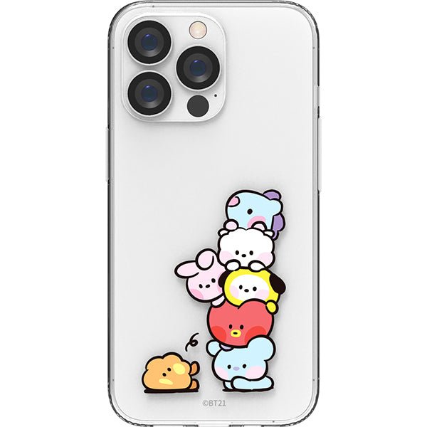 BT21 Official Minini Clear Case (iPhone and Galaxy) - K-STAR