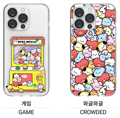 BT21 Official Minini Clear Case (iPhone and Galaxy) - K-STAR