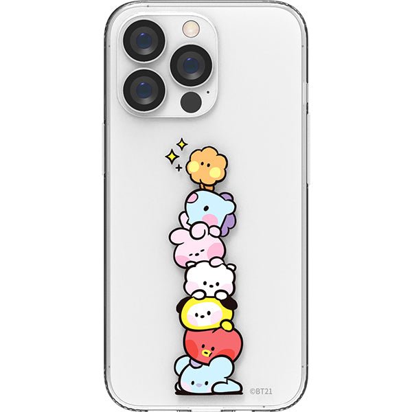 BT21 Official Minini Clear Case (iPhone and Galaxy) - K-STAR