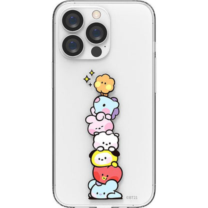 BT21 Official Minini Clear Case (iPhone and Galaxy) - K-STAR