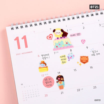 BT21 Official Minini Clear Sticker Sweetie Version 7SET - K-STAR