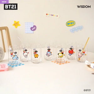 BT21 Official Minini Glass Cup 490ml - K-STAR