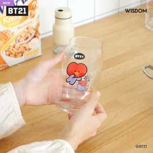 BT21 Official Minini Glass Cup 490ml - K-STAR