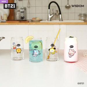 BT21 Official Minini Glass Cup 490ml - K-STAR