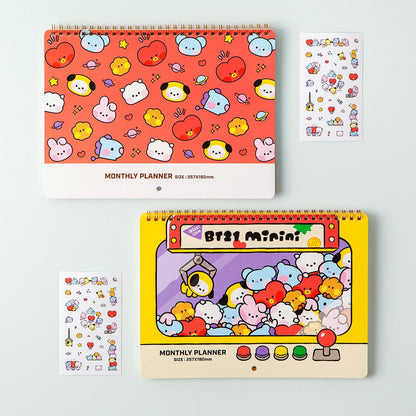 BT21 Official Minini Monthly Planner - K-STAR