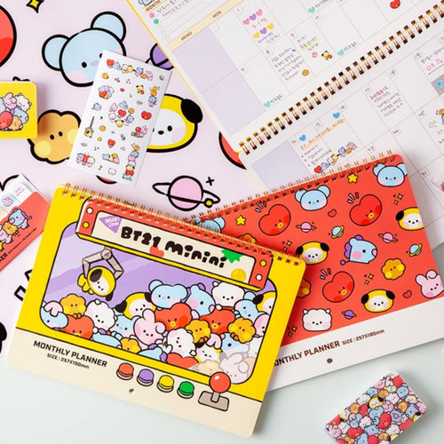 BT21 Official Minini Monthly Planner - K-STAR