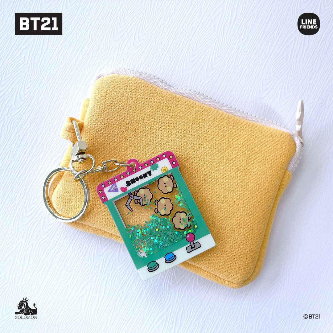 BT21 Official Minini Moving Glitter Key Holder - K-STAR