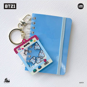 BT21 Official Minini Moving Glitter Key Holder - K-STAR