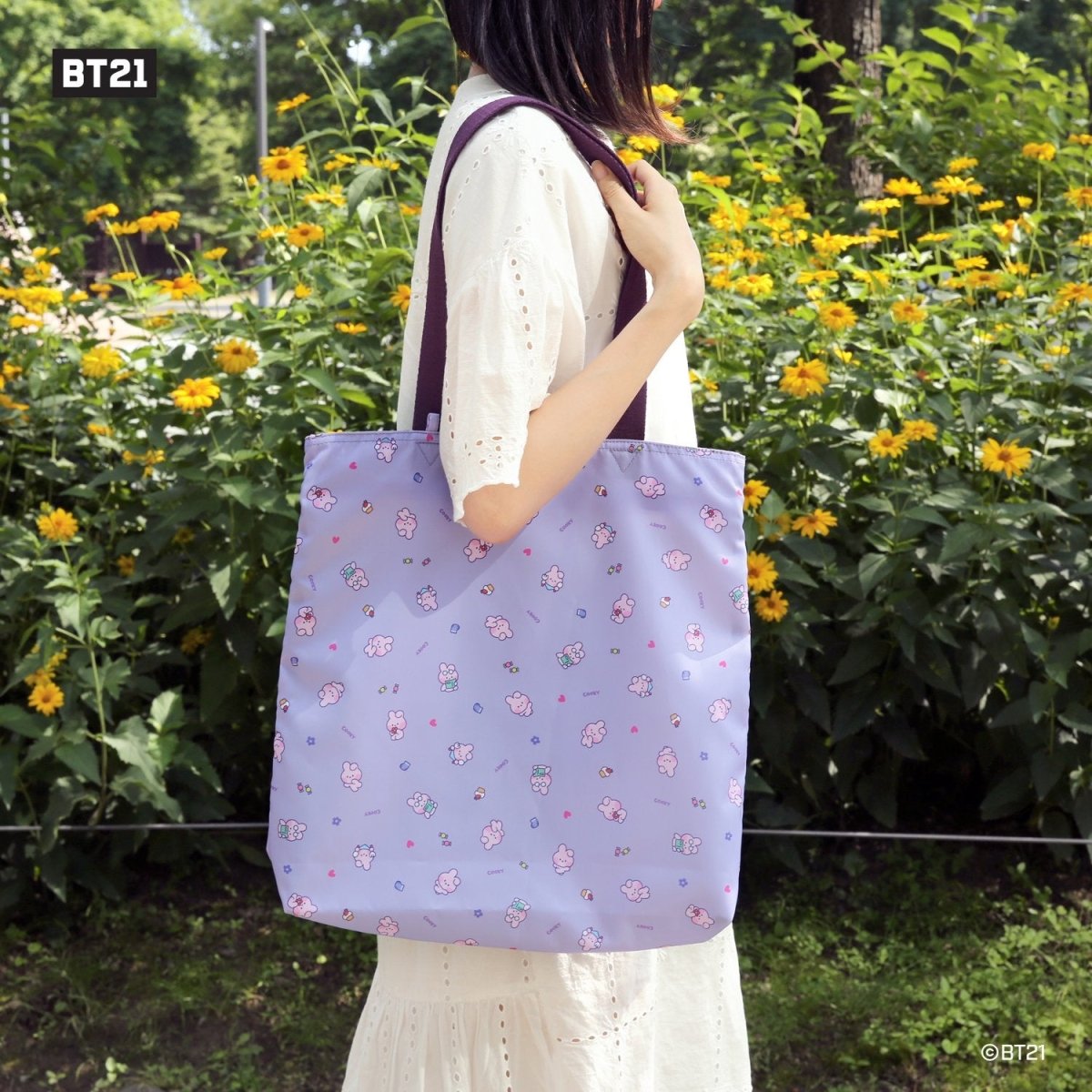 BT21 Official Minini Pattern Eco Bag - K-STAR