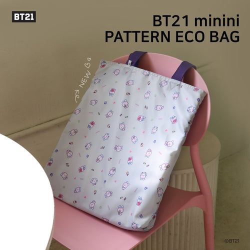 BT21 Official Minini Pattern Eco Bag - K-STAR