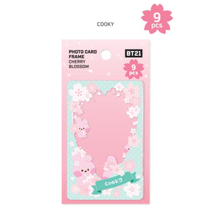 BT21 Official Minini Photocard Frame Cherry Blossom Ver. - K-STAR