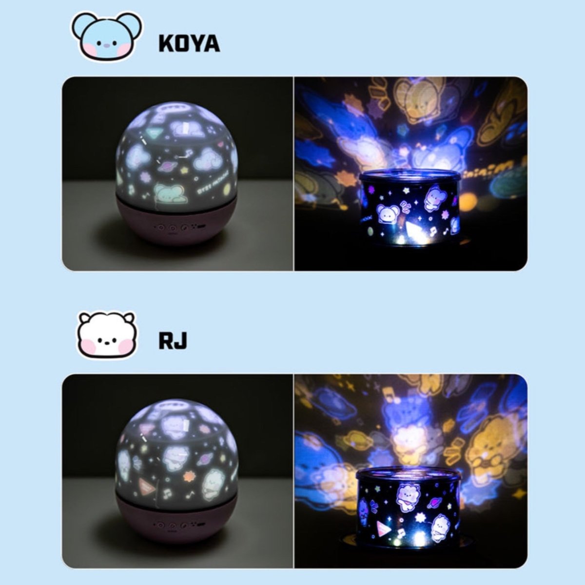 BT21 Official Minini Projector Lamp Speaker (Limited Edition) - K-STAR