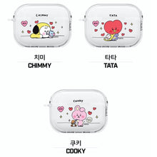 BT21 Official My Little Buddy Clear Slim Case for AirPods & Buds - K-STAR